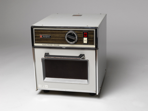 A microwave oven circa 1970s.