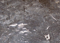 Detail of a meteorite