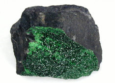 Uvarovite mineral specimen