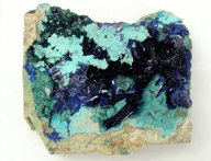 Azurite mineral specimen