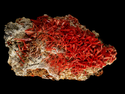 Crocoite mineral specimen