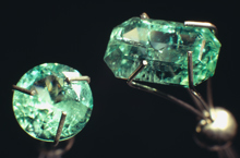 Beryl gemstones