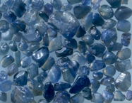 Corundum mineral specimens (sapphires)