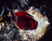 Spessartine specimen