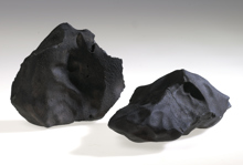 Two meteorite fragments