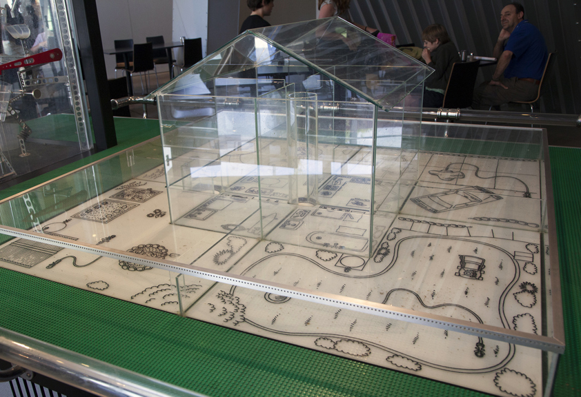 Water Smart home interactive exhibit on display in Melbourne Museum.