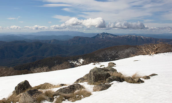 Snow covered mountains