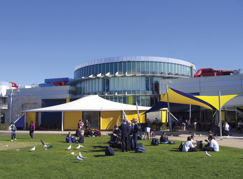 Outdoor arena at Scienceworks Museum