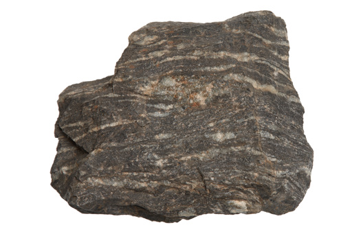 Quartz biotite gneiss specimen from Wonga gold mine