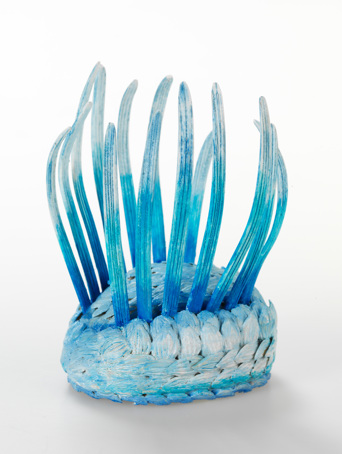 Wiwaxia corrugata model, an extinct organism from Cambrian period