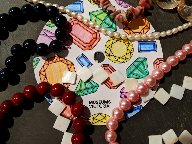 Paper kaleidoscope activity