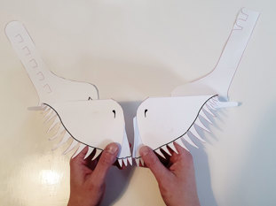 Joining the mask together