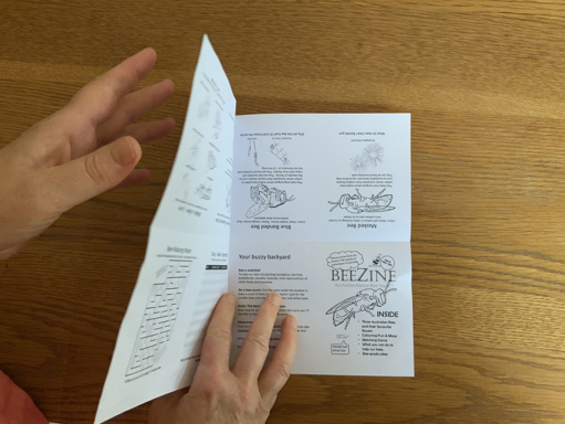 BeeZine folding instructions
