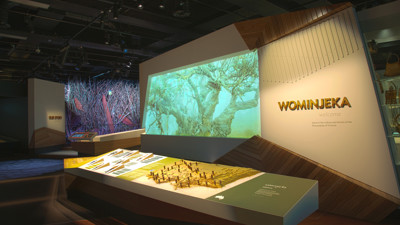 Entry to First Peoples exhibition at Bunjilaka, Melbourne Museum