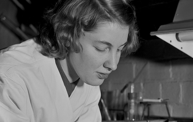 Black and White portrait of a woman