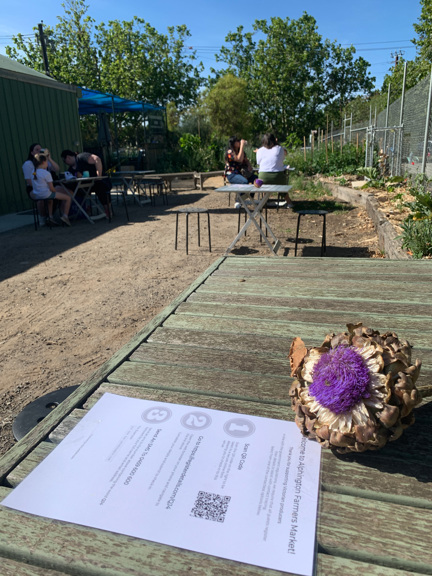 Farmers market signage