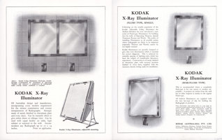Both sides pf a pamphlet printed in black and white with text and images