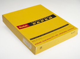 Yellow box with black and red print