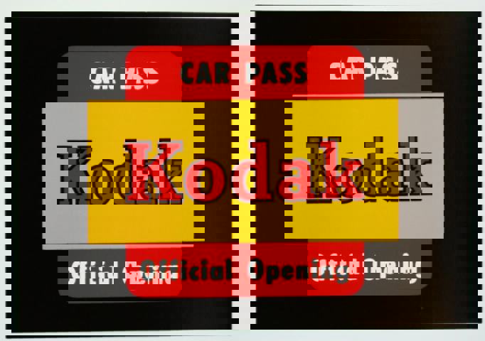 Black, red and yellow printed document