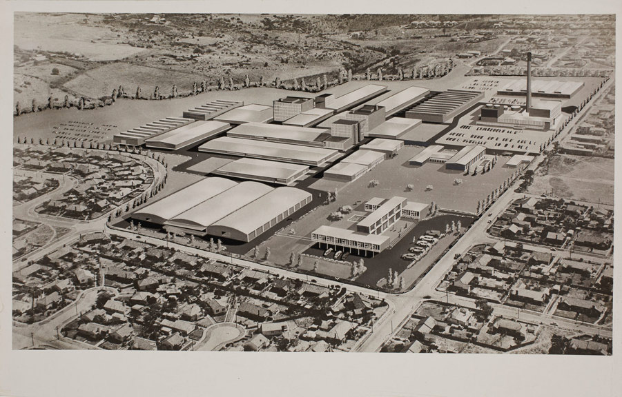 Arial view of buildings 