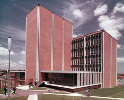 Exterior view of a office multi-level office building