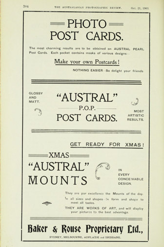 Text advertisement from magazine