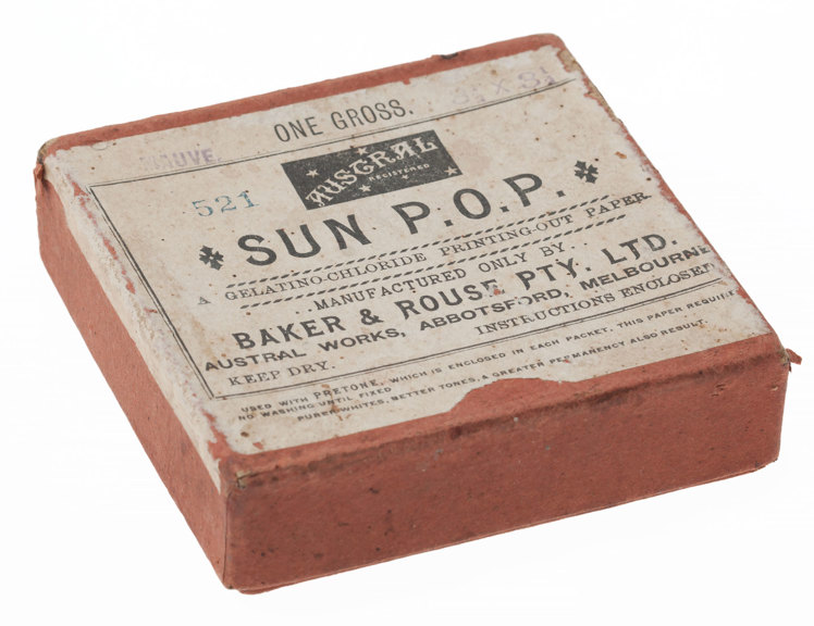 Small box with printed label