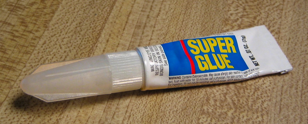 A tube of super glue