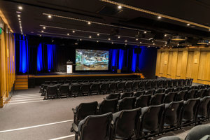 Theatre seating and stage