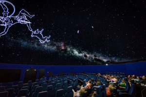 Constellation on Planetarium dome