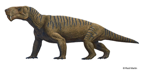 An illustration of Inostrancevia