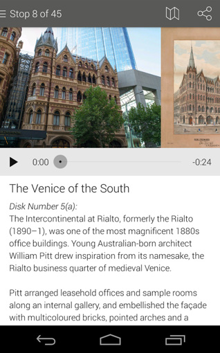 Screenshot Walk through history