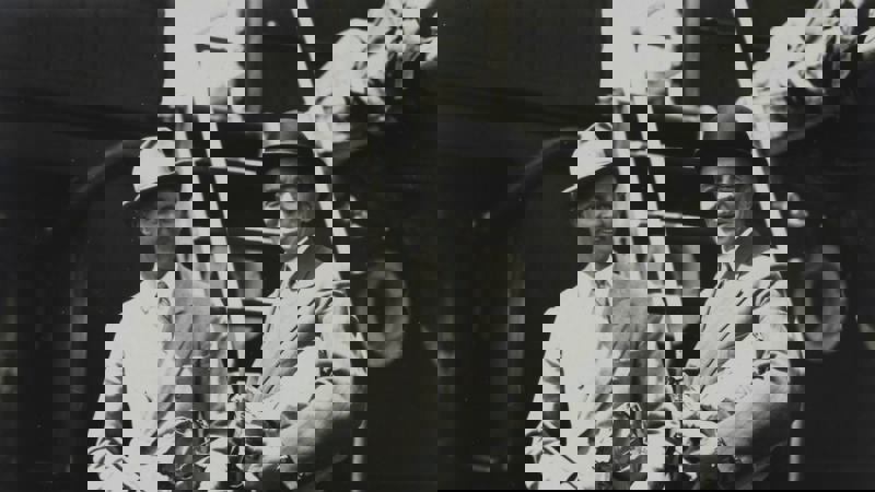 Photograph - Eric Douglas and Frank Hurley, Antarctic Expedition, 1929-1931