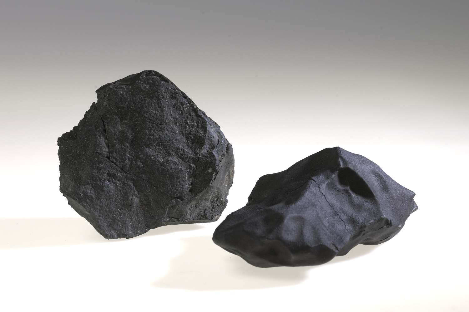 two rock fragments