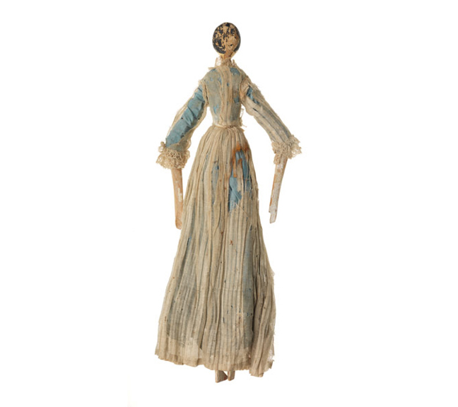 Wooden peg doll
