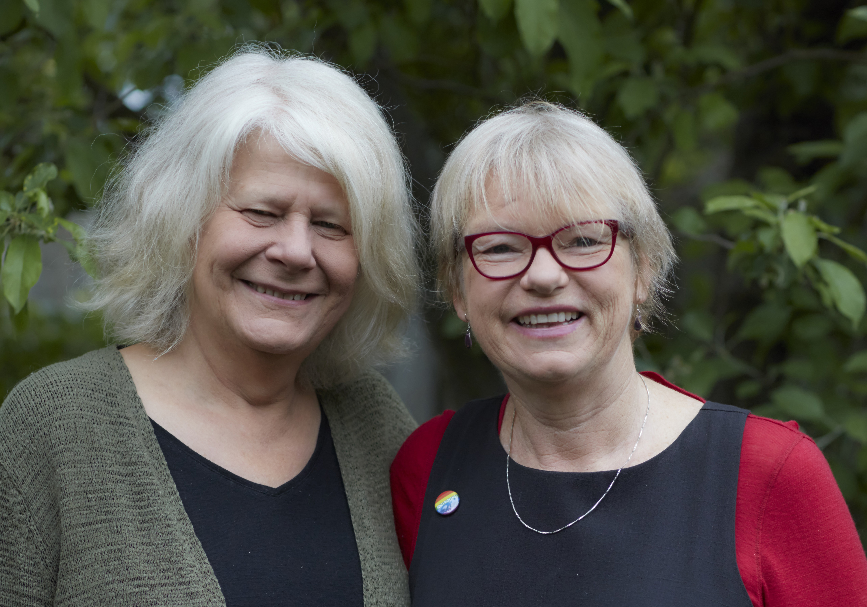 Portrait of two people