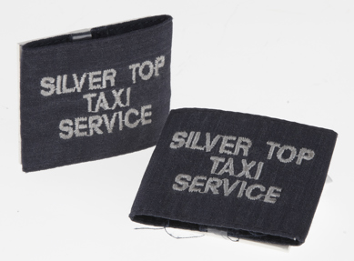 Two epaulettes, Silver Top Taxi, 1990s.