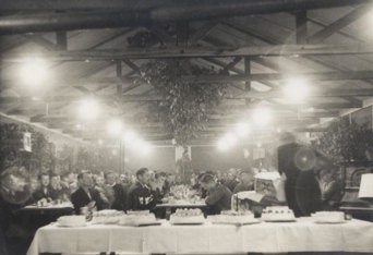 Tatura celebration. Cakes by Karl Muffler set out on table in foreground. 