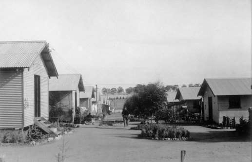 Living Huts at Tatura Camp 1, 1943.