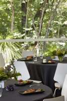 Room with tables and chairs