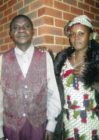 A man and a woman standing side by side