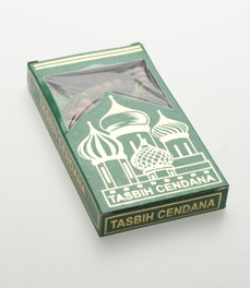 Green box with beads inside