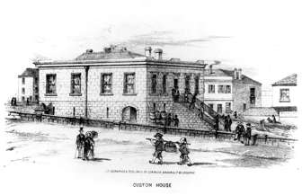 Illustration of Custom House 1853