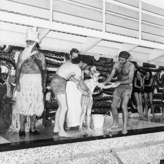 Crossing the Line ceremony on the Oriana