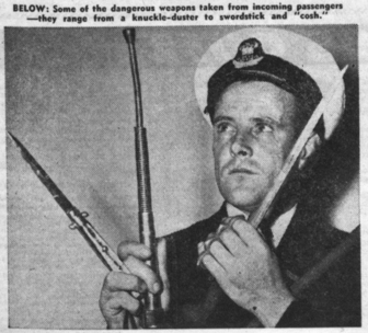 Newspaper clipping titled Tasters in Chief from 1954