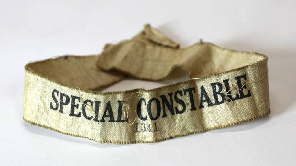 Armband - 'Special constable’, Police Strike, 1923.