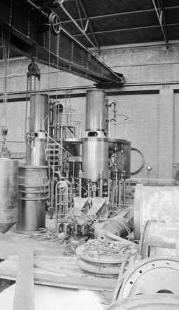 Engines in the North Engine House, mid-dismantlement