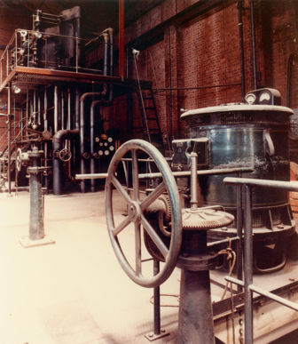 Hand wheel and electric pump motor, Pumping Station