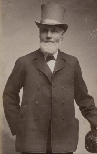 Portrait of John Twycross from the Twycross family album, John Twycross, Melbourne, circa 1880's.