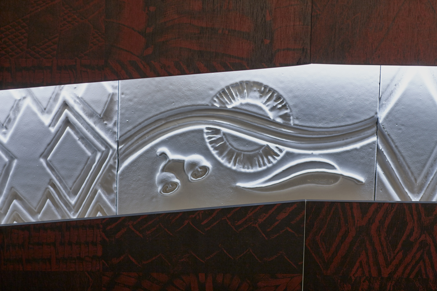 Panel in First Peoples exhibition